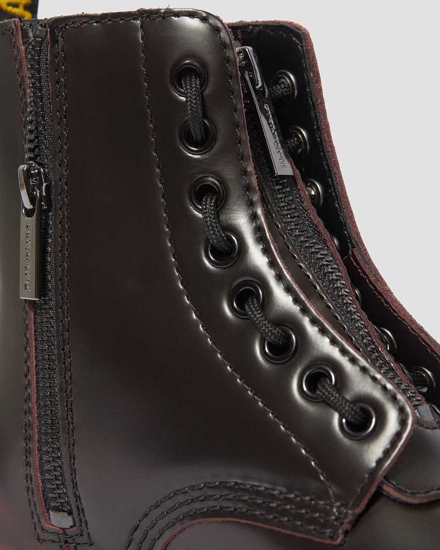 1460 Women's Pascal Leather Zipper Boots | Dr Martens