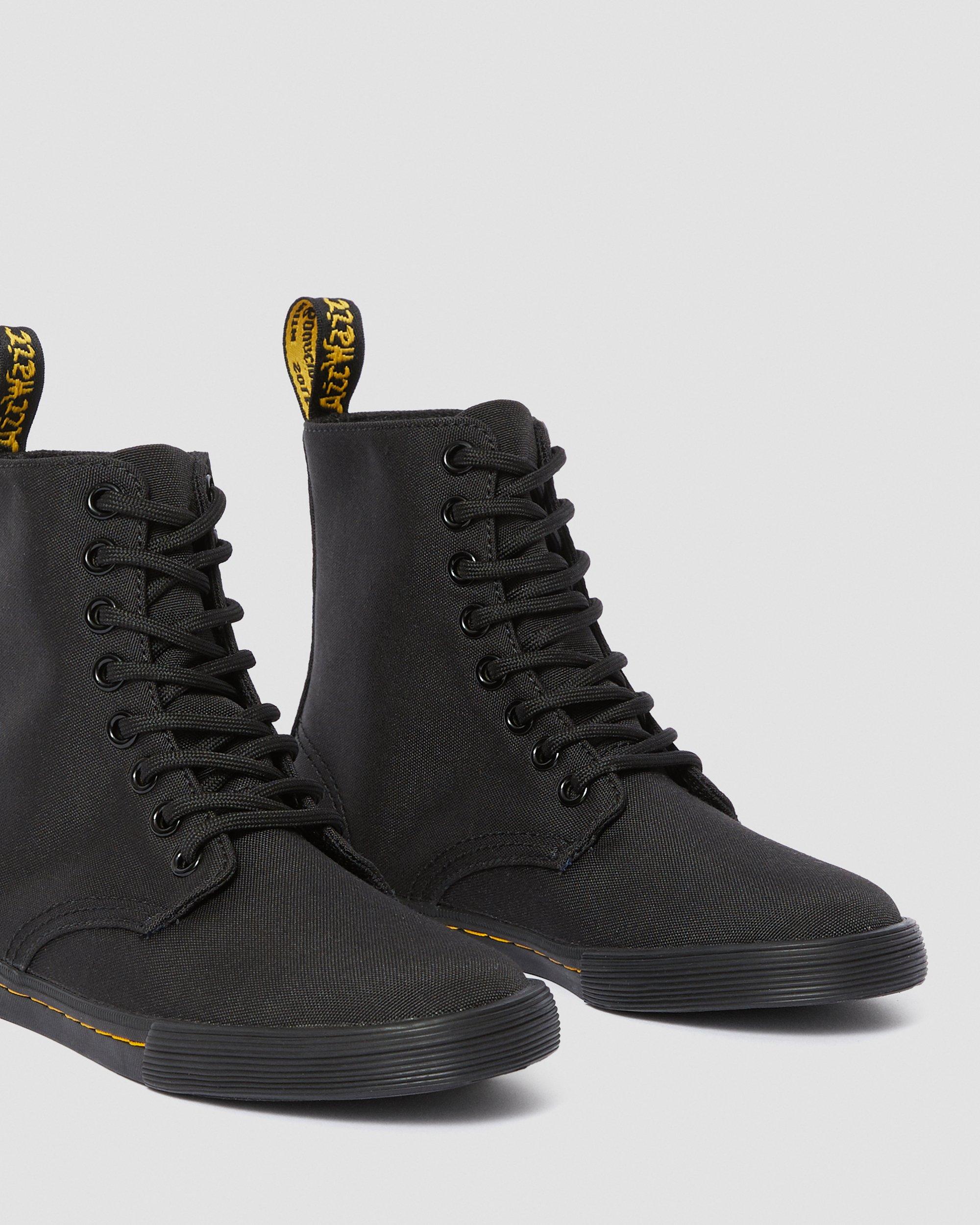Junior Sheridan Canvas Casual Boots in BLACK | Dr. Martens™