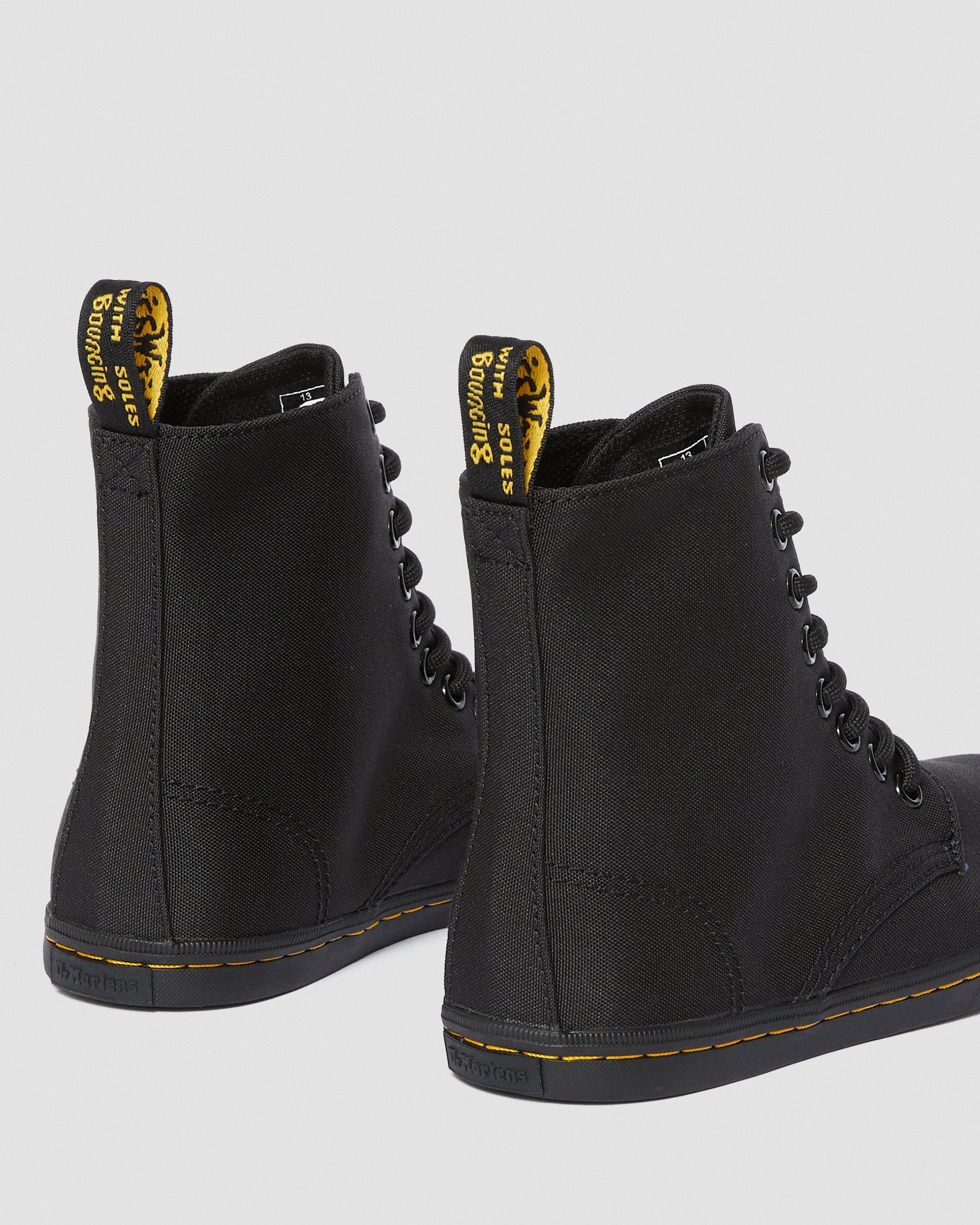 Junior Sheridan Canvas Casual Boots in BLACK | Dr. Martens™