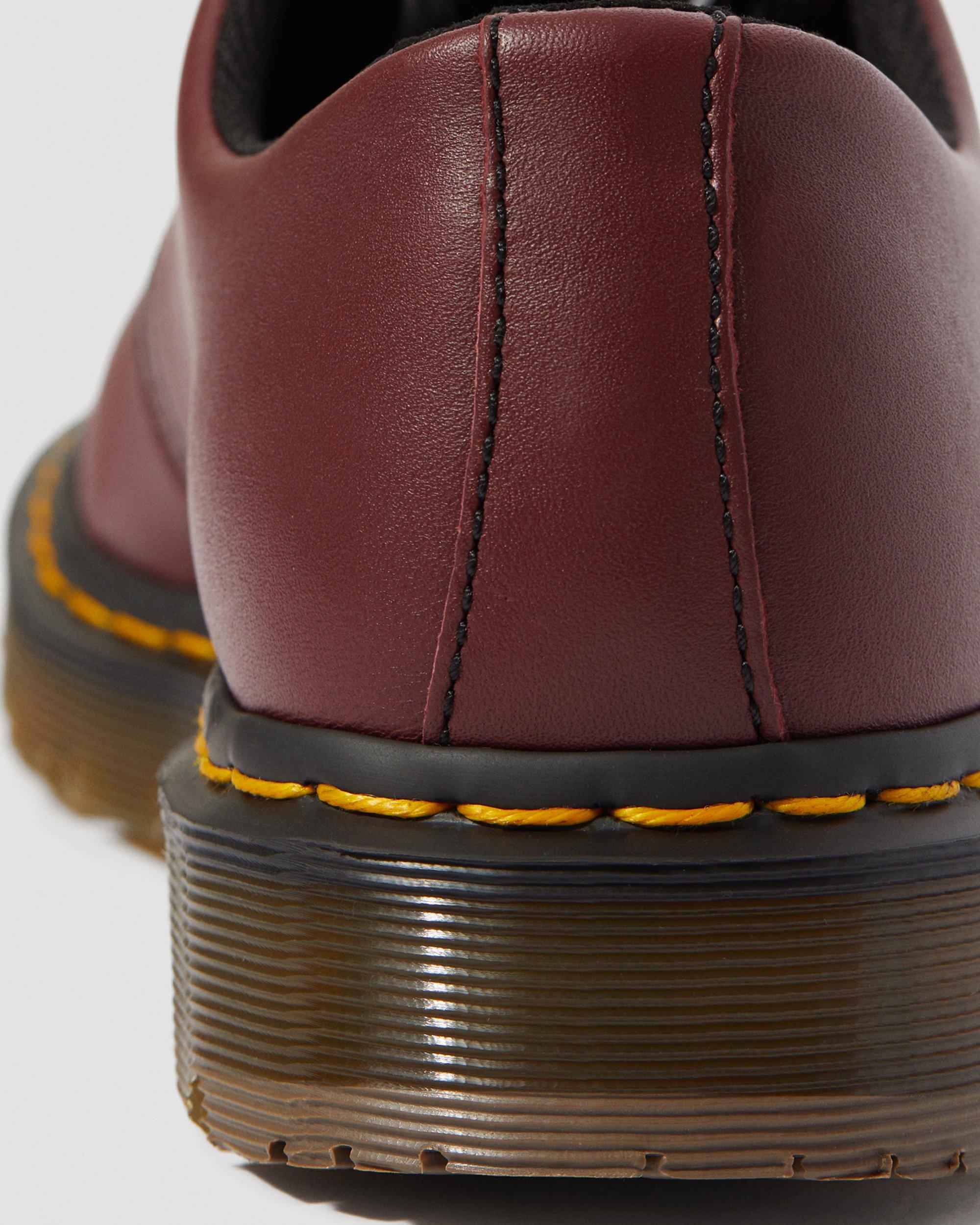 1461 Slip Resistant Leather Oxford Shoes in CHERRY RED | Dr. Martens™