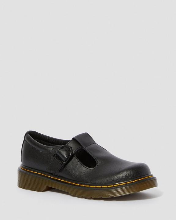 JUNIOR POLLEY LEATHER MARY JANES Dr. Martens