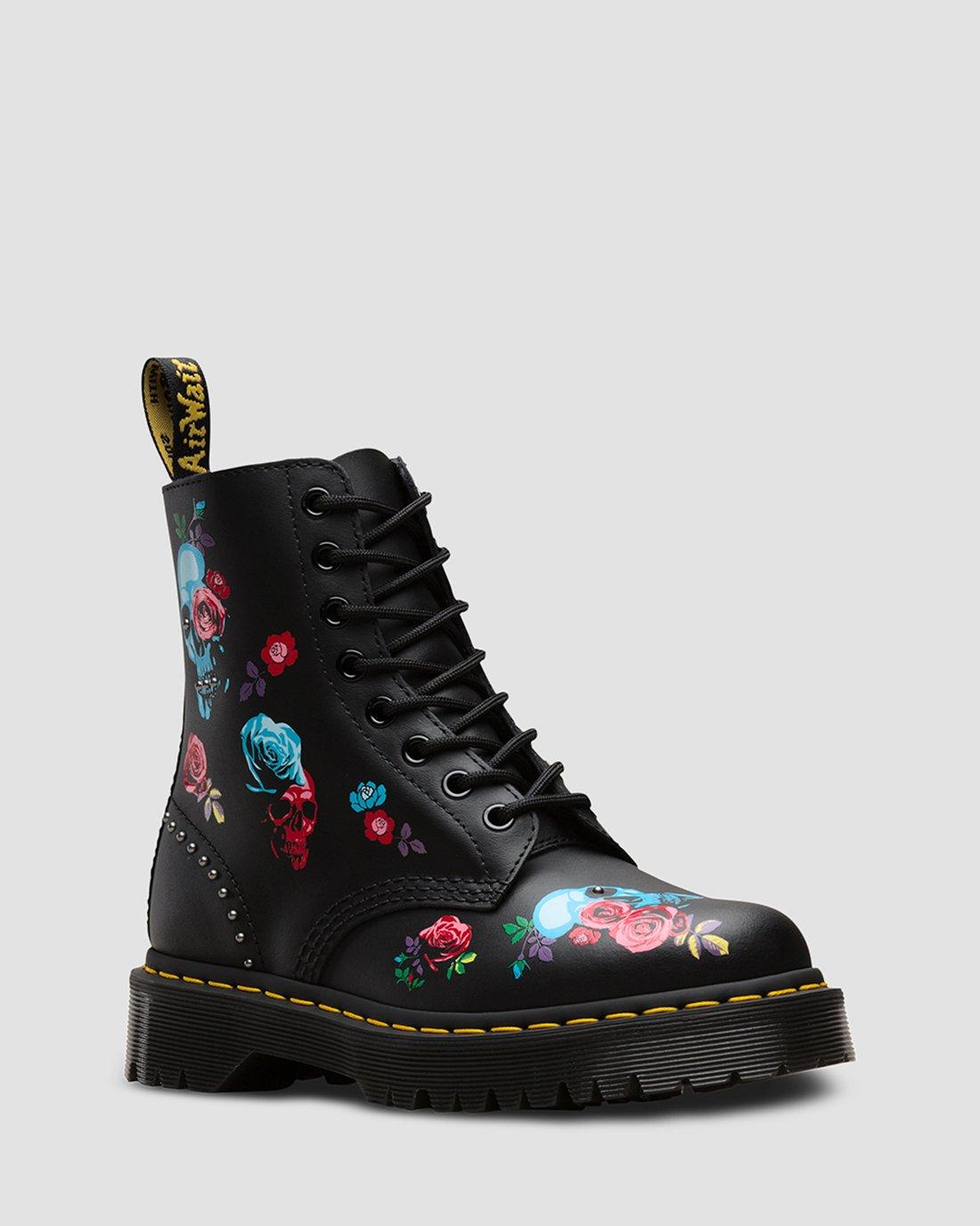 1460 Pascal Rose Bex in BLACK+MULTI | Dr. Martens™