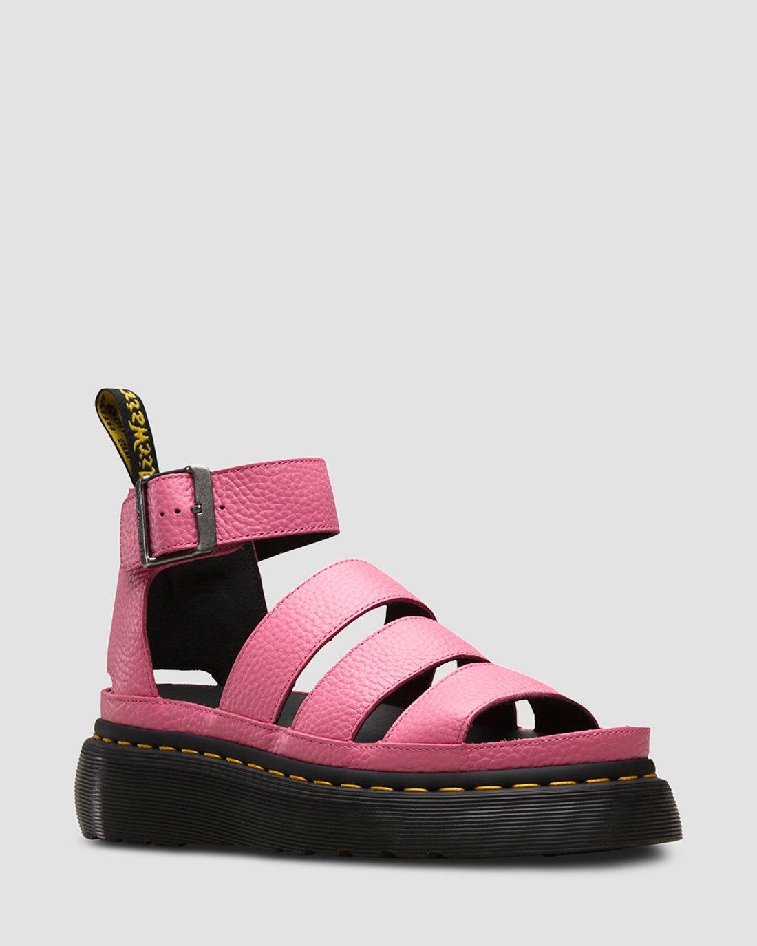 Clarissa II Women's Leather Platform Sandals in SOFT PINK | Dr