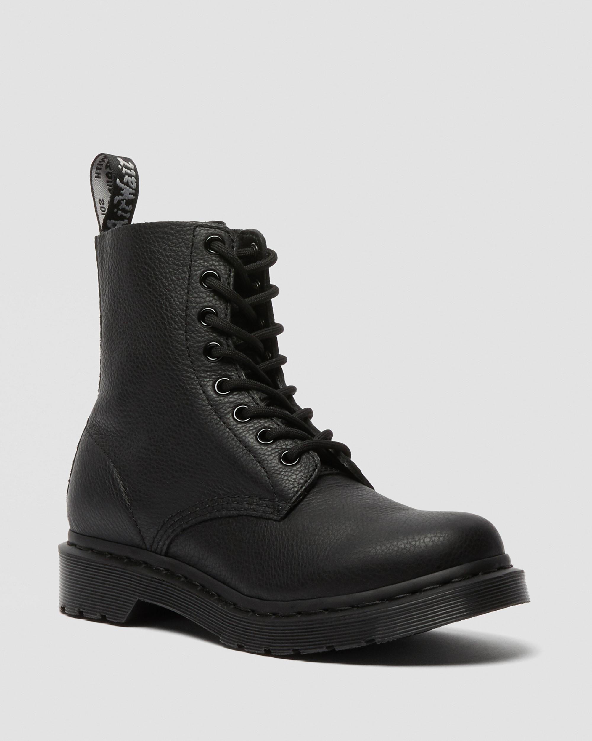 1460 Pascal Mono Lace Up Boots in Black