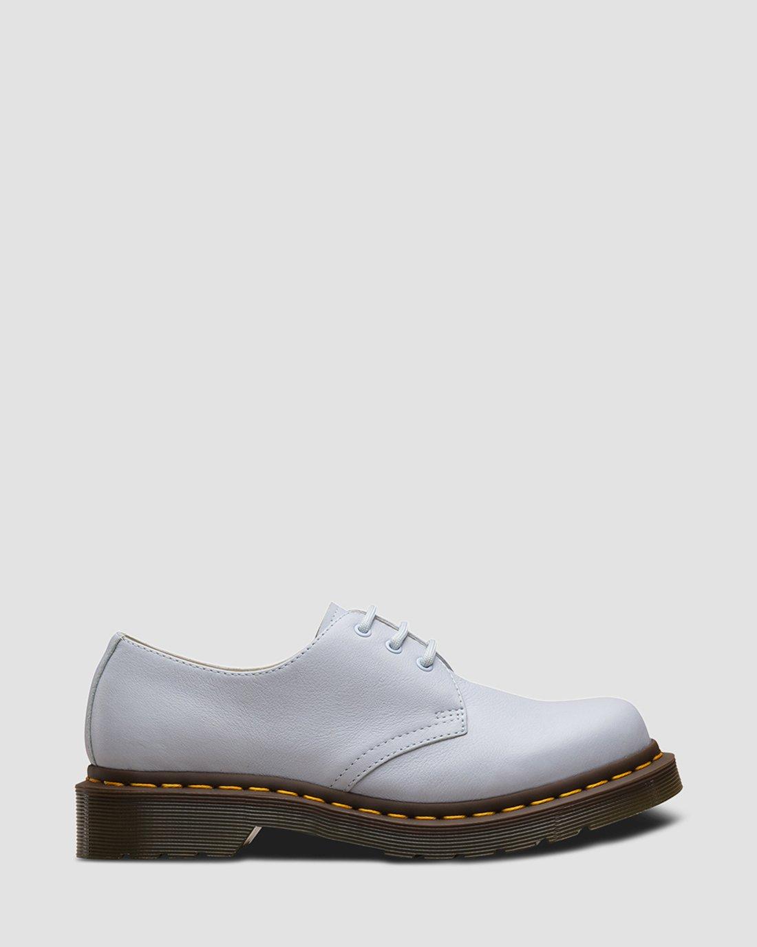 【クロス】Dr.Martens 1461 WHITESTITCH 1461 Women's Virginia Leather Oxford Shoes in BLUE MOON | Dr. Martens™