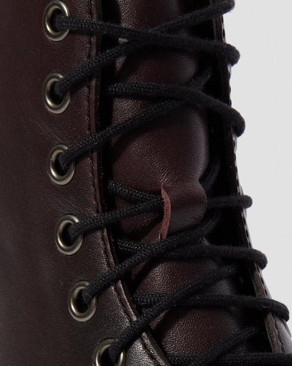 Shriver Hi Women's Vintage Leather Heeled Boots Dr. Martens