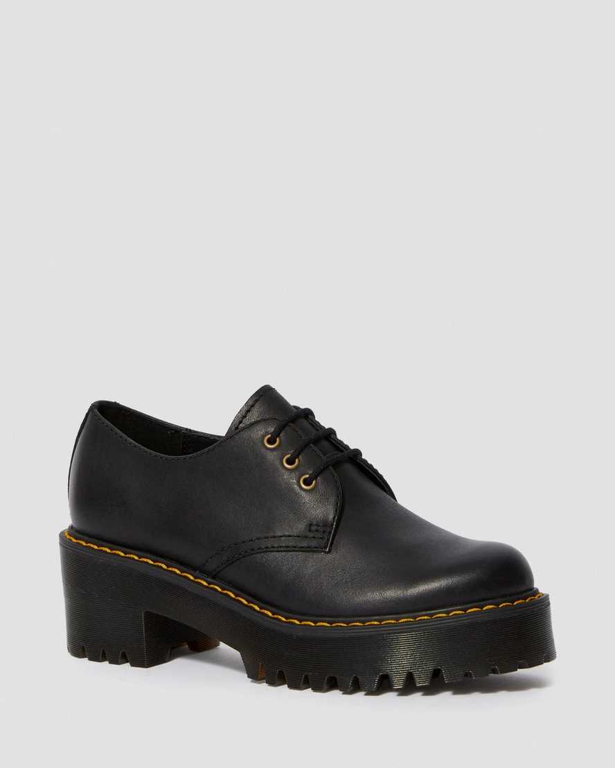 Shriver Low Women's Wyoming Leather Heeled Shoes | Dr Martens