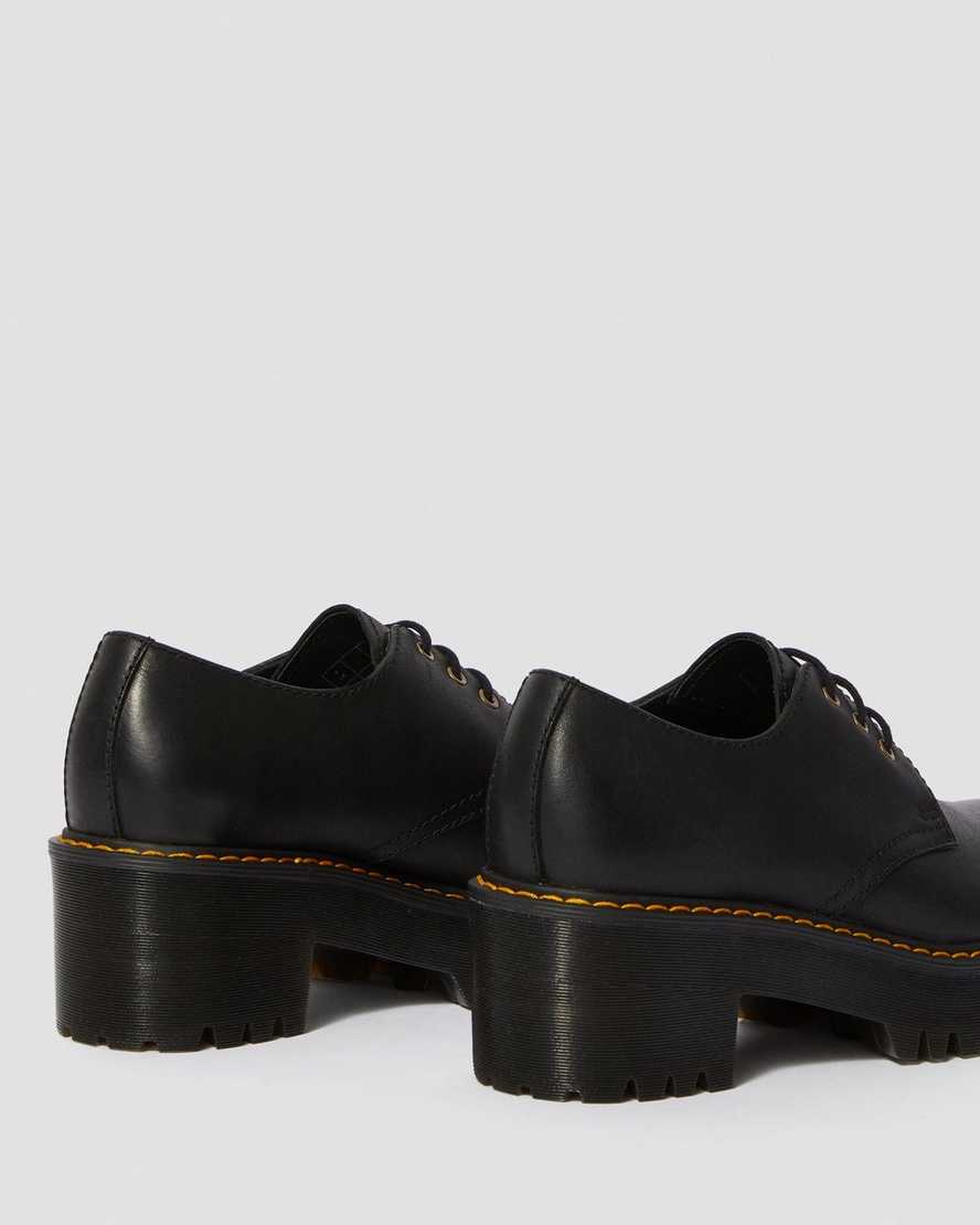 Shriver Low Women's Wyoming Leather Heeled Shoes | Dr Martens