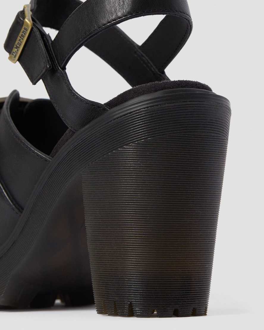 Granik Women's Leather Heeled Sandals | Dr Martens