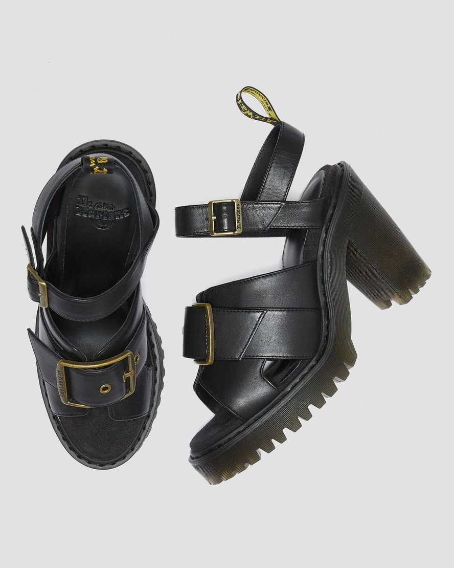 Granik Women's Leather Heeled Sandals | Dr Martens