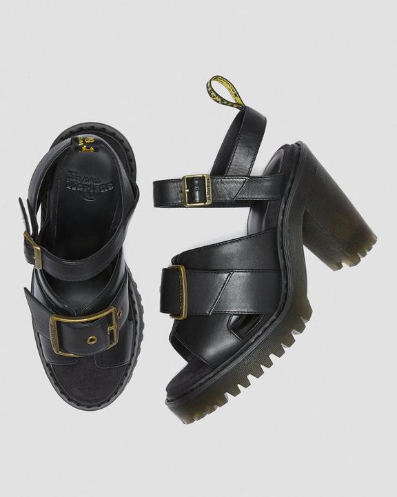 Granik Women's Leather Heeled Sandals Dr. Martens