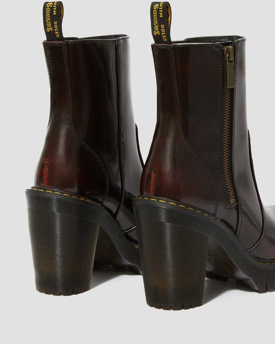 MAGDALENA II ARCADIA LEATHER ZIP BOOTS | Dr Martens