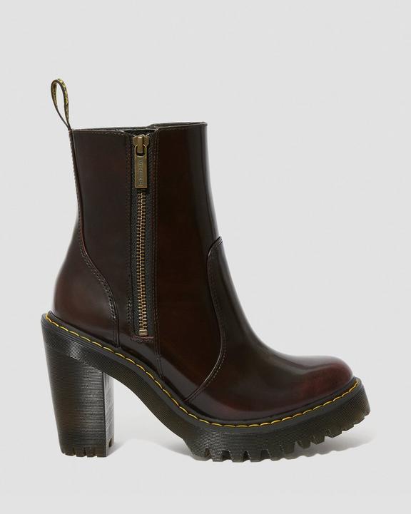 MAGDALENA II ARCADIA LEATHER ZIP BOOTS Dr. Martens