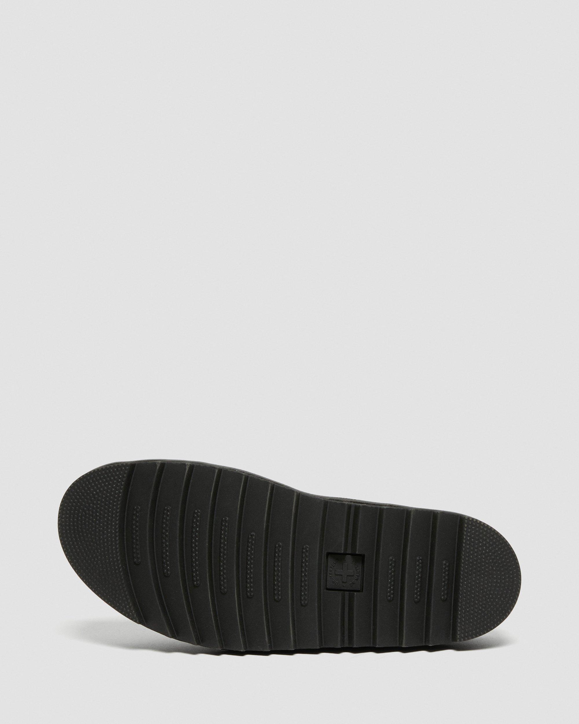 DR MARTENS Ryker Leather Strap Slide Sandals