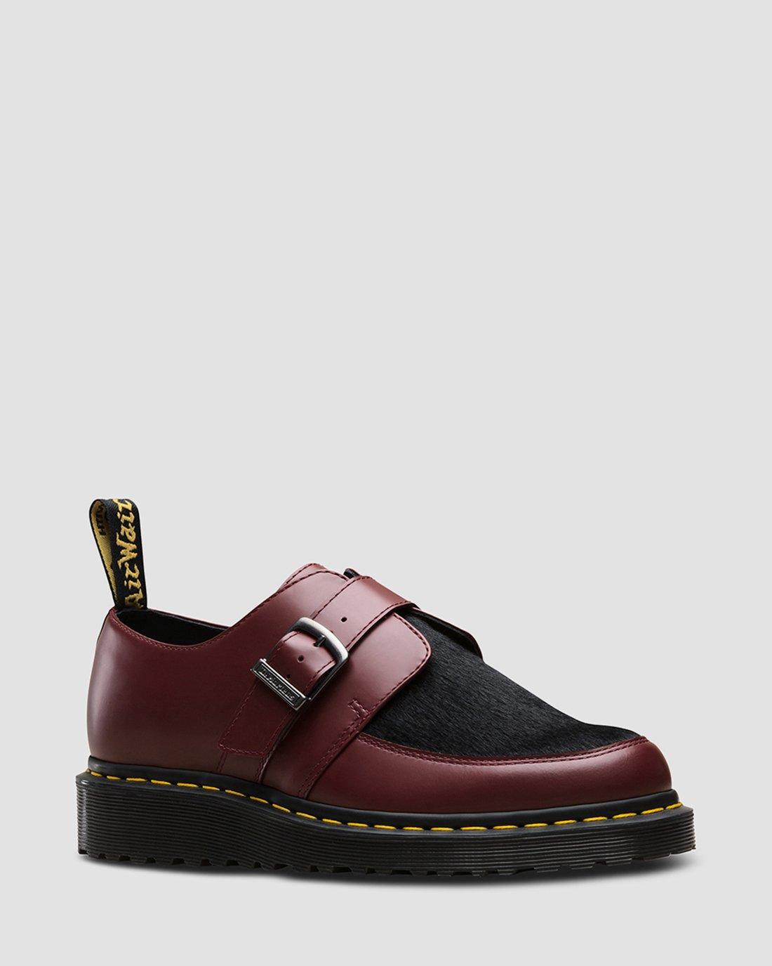 Ramsey Monk in CHERRY RED+BLACK | Dr. Martens™