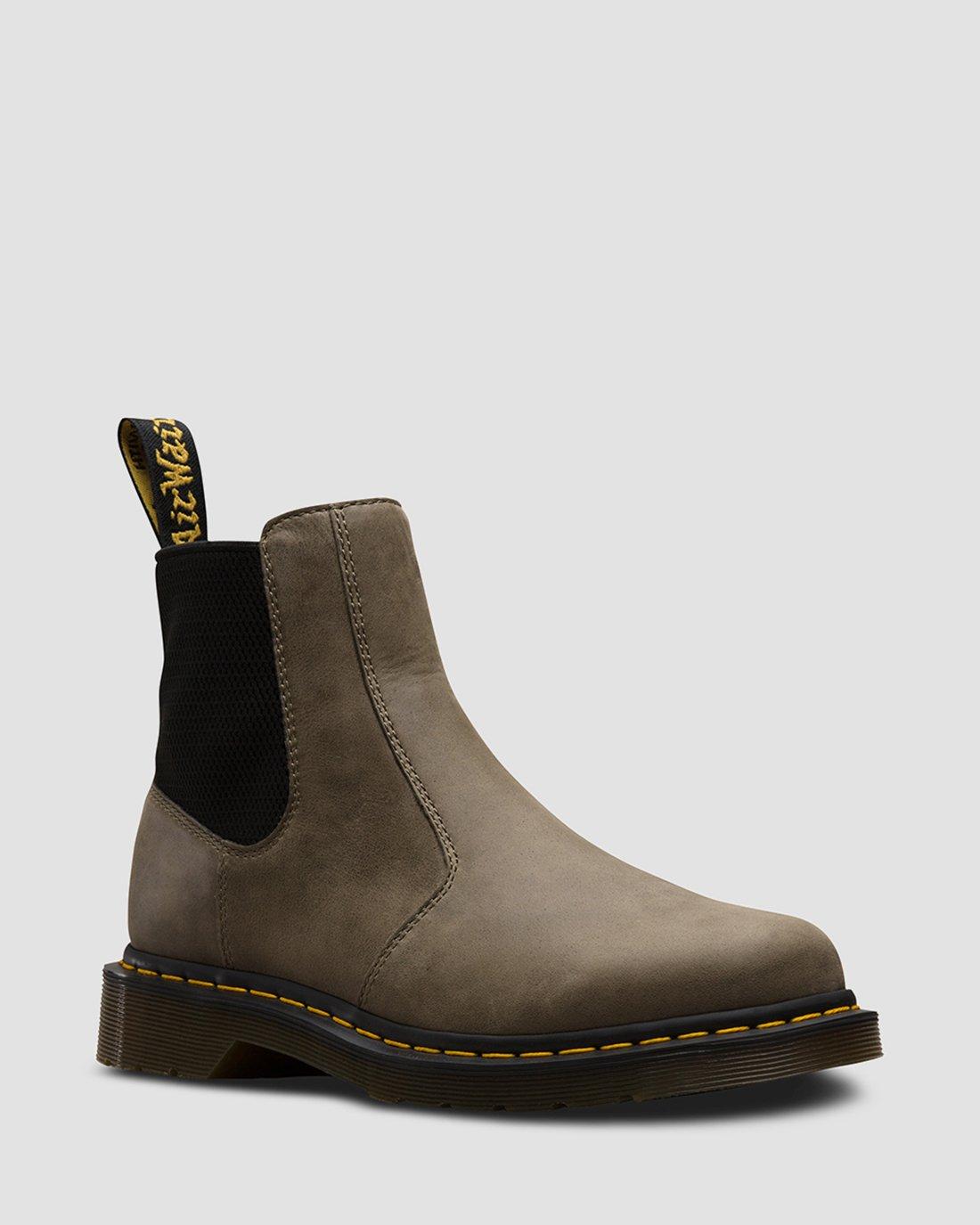 2976 Hardy Dusky Chelsea Boots in OLIVE | Dr. Martens™