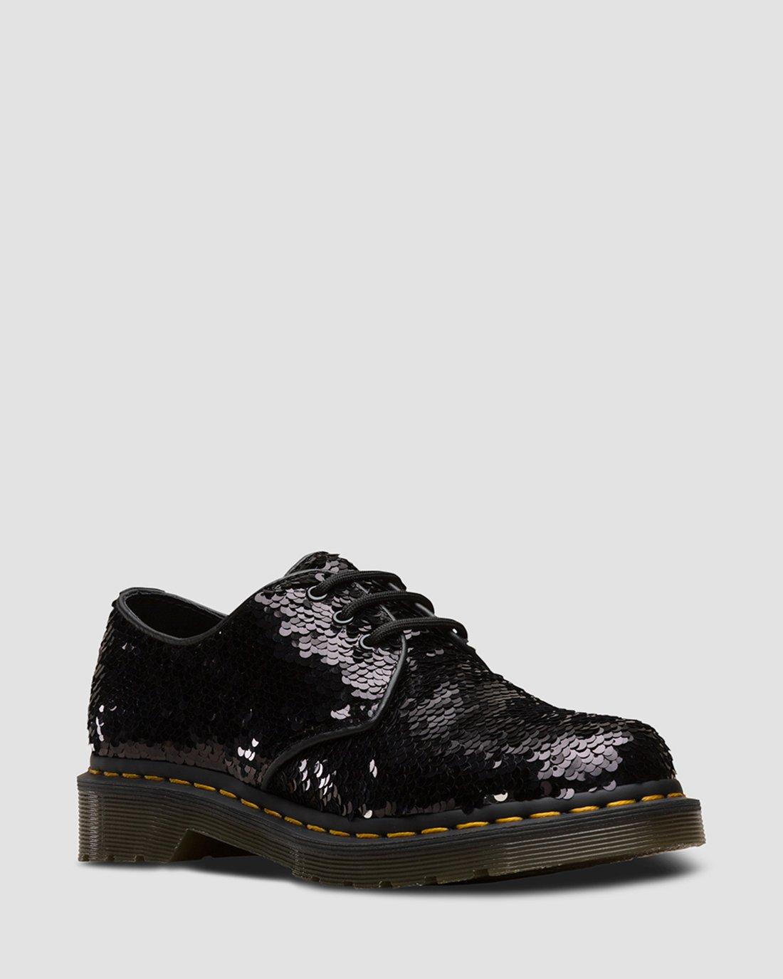 1461 Sequin in BLACK+SILVER | Dr. Martens™