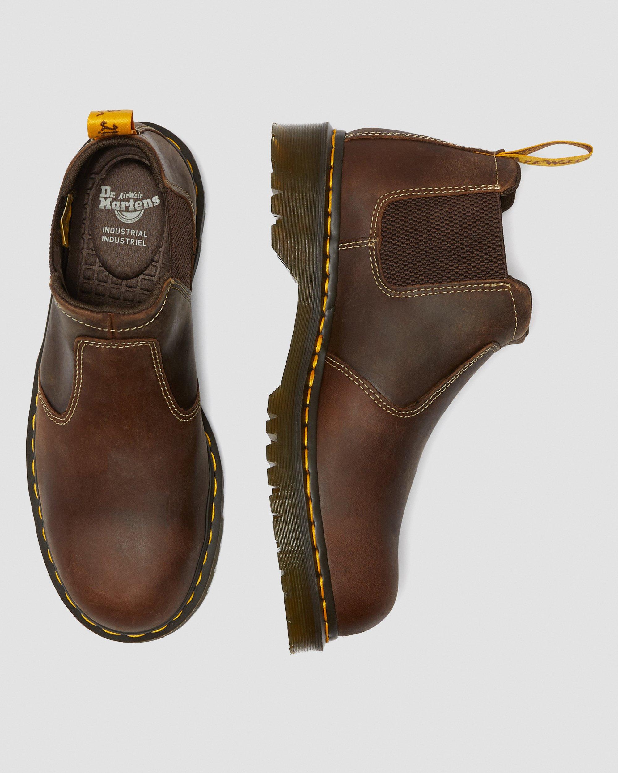 Furness Steel Toe Chelsea Work Boots in Brown | Dr. Martens display picture 3