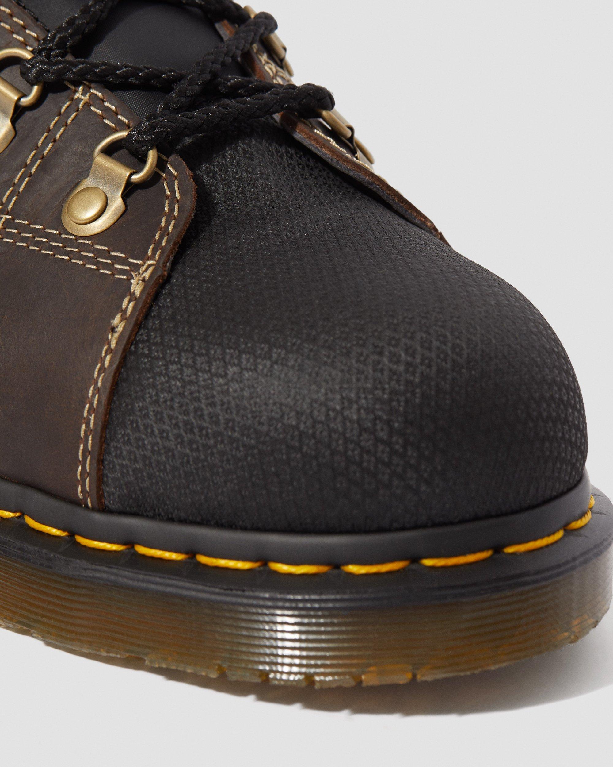 Rawston Steel Toe Work Boots in Dark Brown | Dr. Martens display picture 1