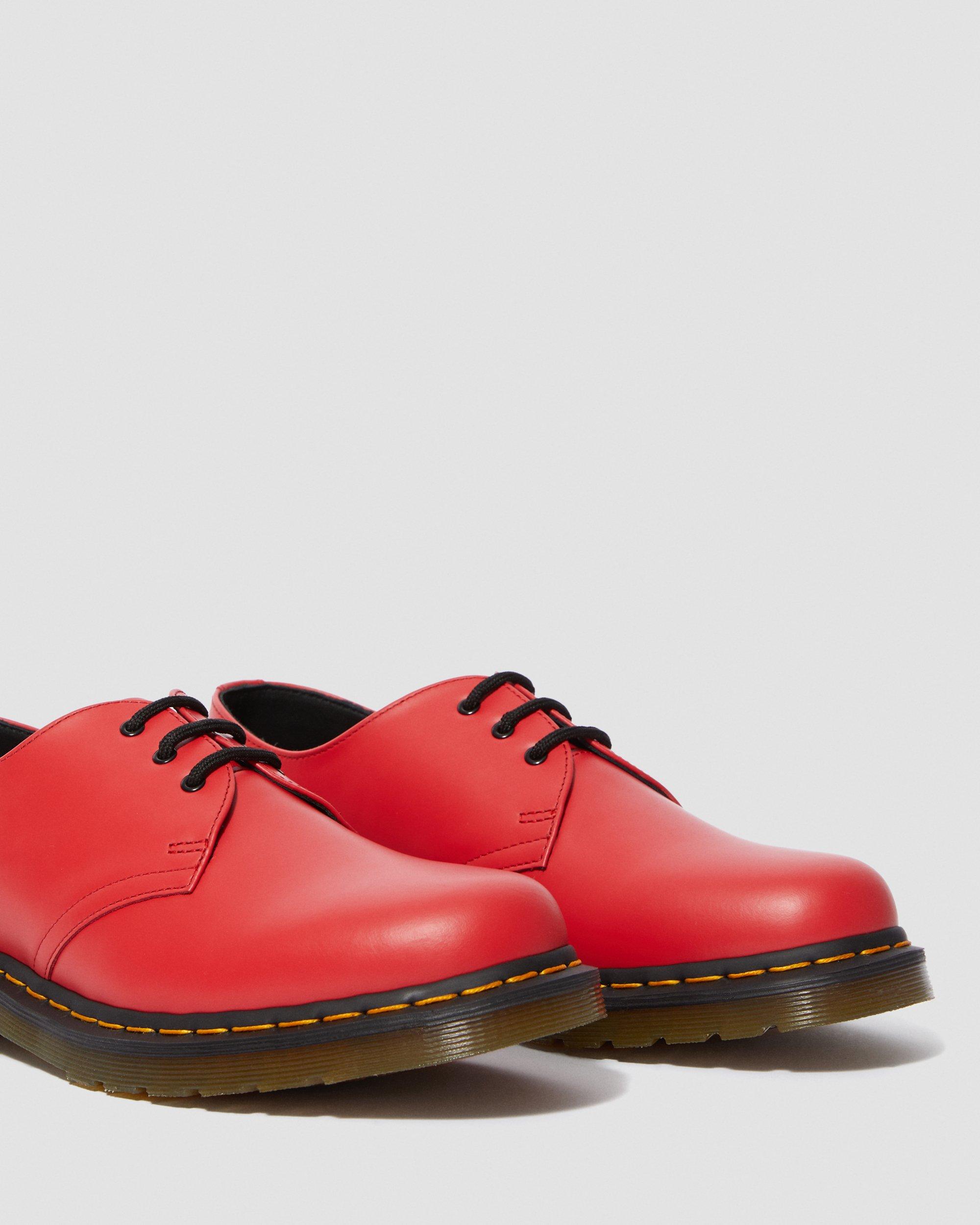 1461 Smooth Leather Oxford Shoes in Red