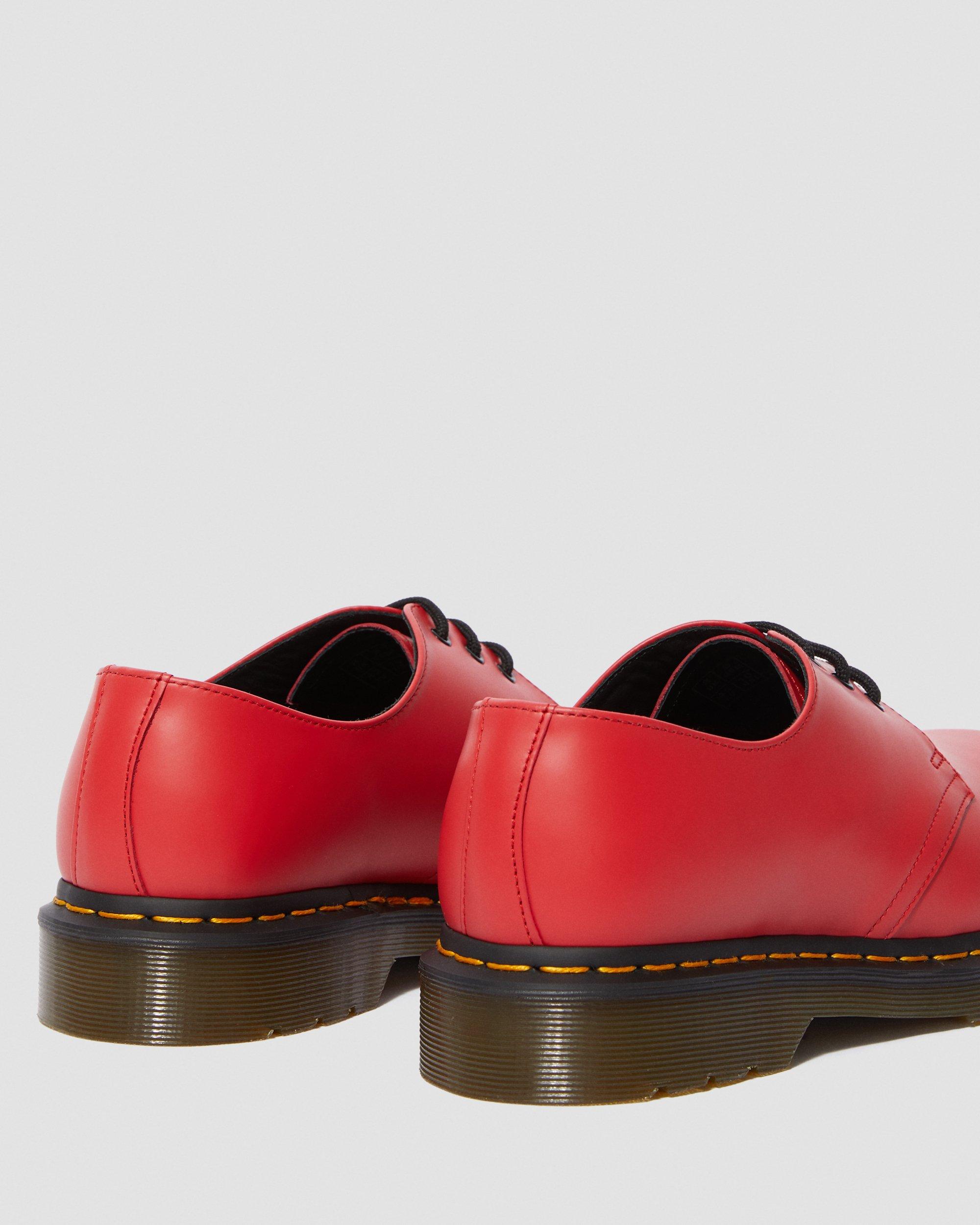 1461 Smooth Leather Oxford Shoes in Red