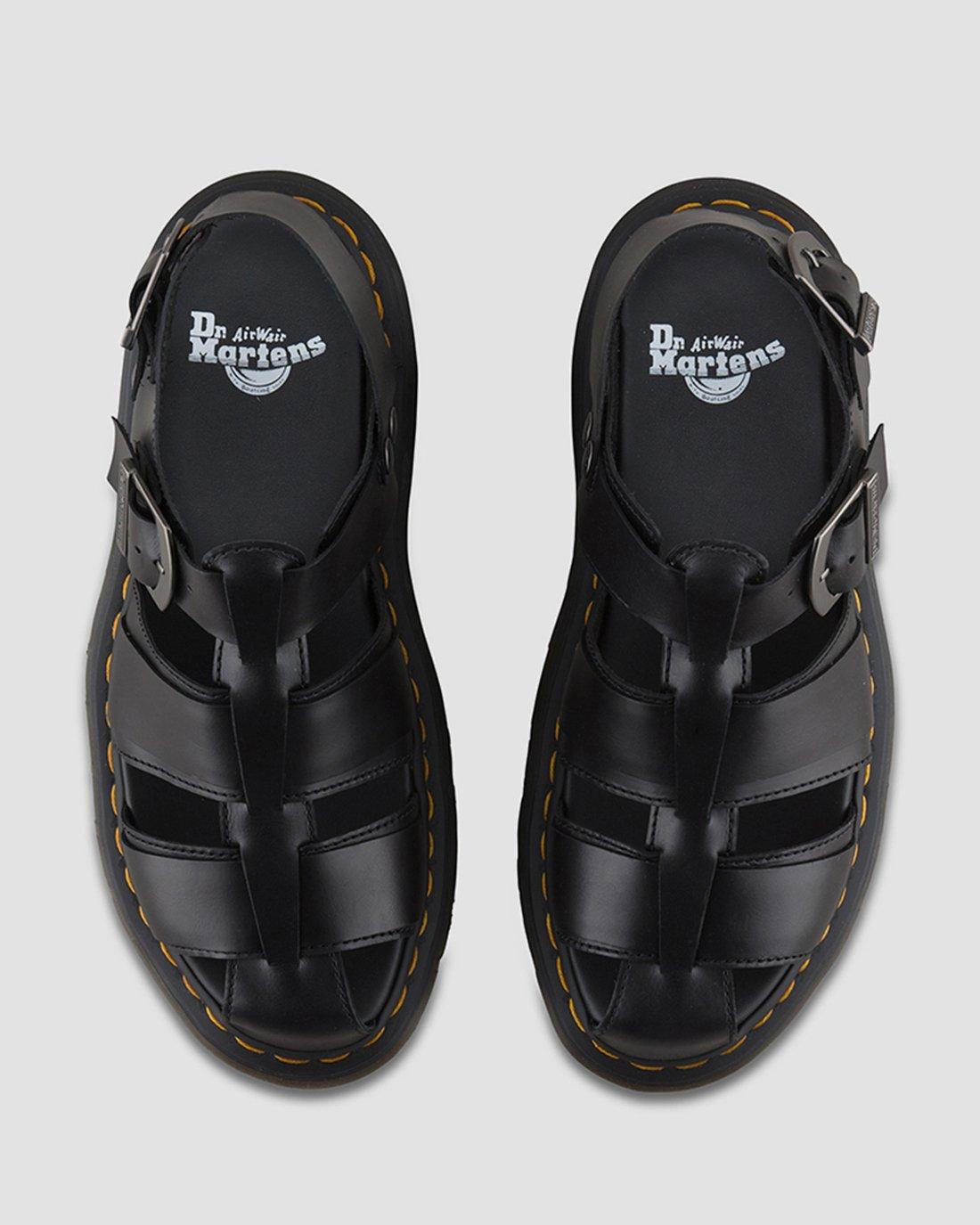 Dr.Martens ドクターマーチン KASSION カシオン KASSION LEATHER SANDALS in BLACK | Dr. Martens™