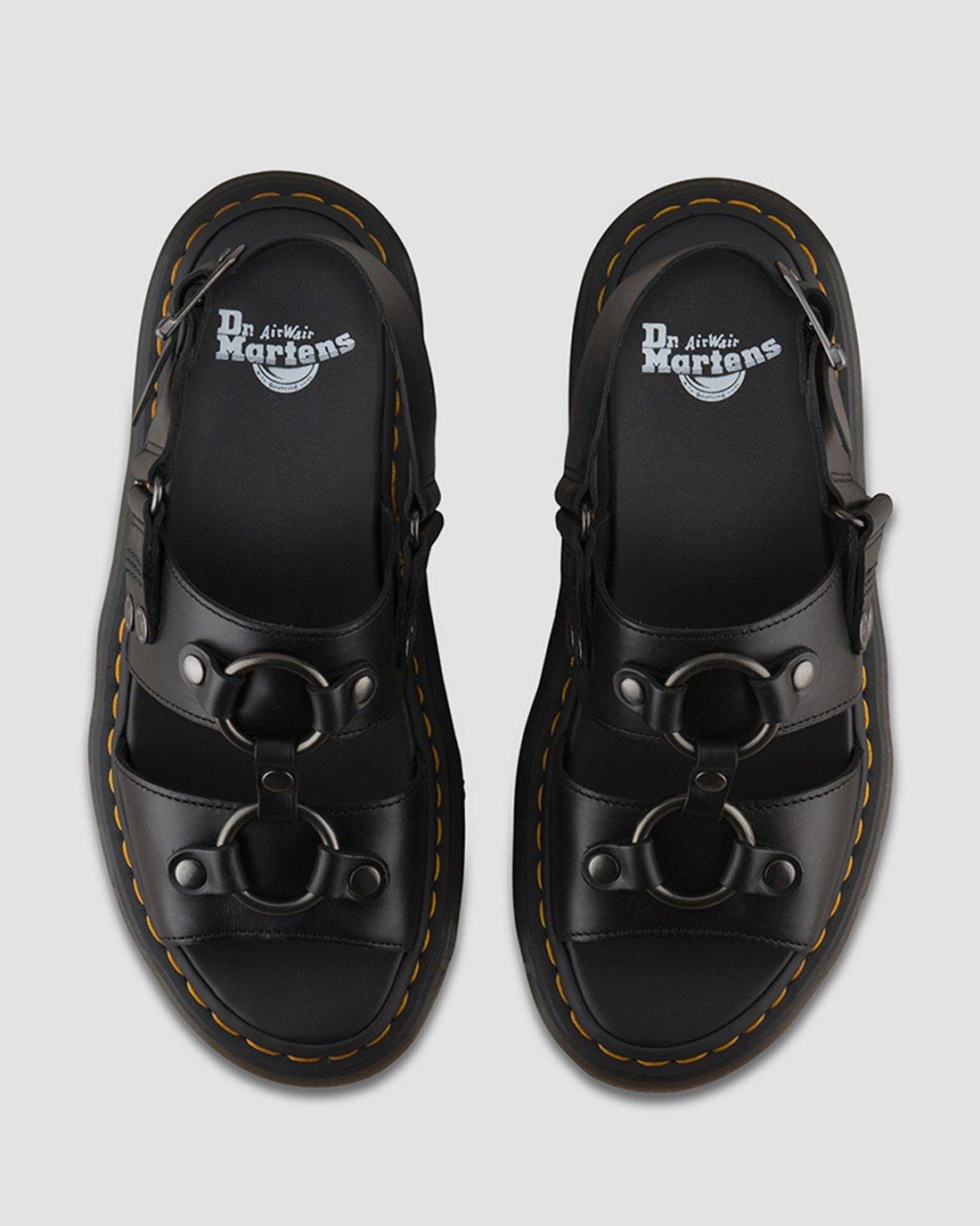 ア*シ様 Dr.Martens ドクターマーチンXabier レザーサンダル U Xabier in BLACK | Dr. Martens™
