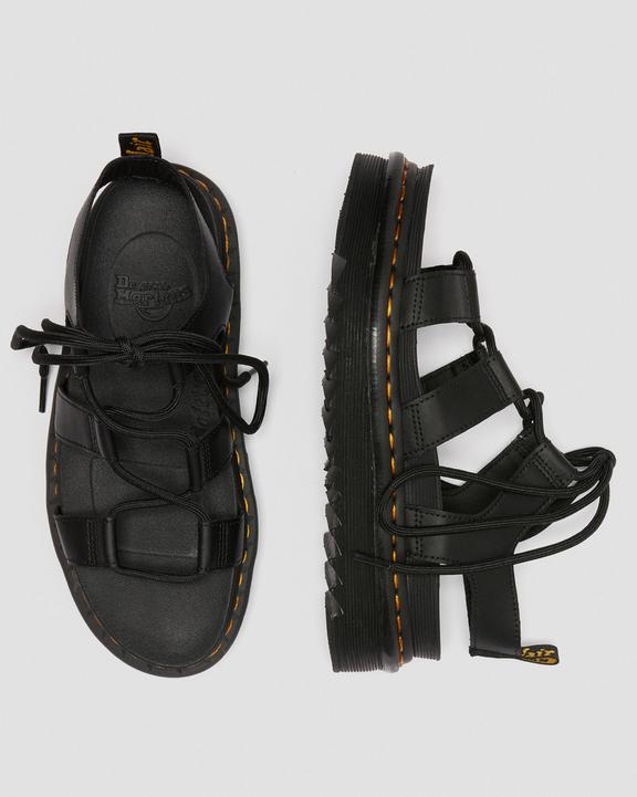 Nartilla Hydro Leather Lace Up Gladiator Sandals BlackNartilla Hydro Leather Lace Up Gladiator Sandals Dr. Martens
