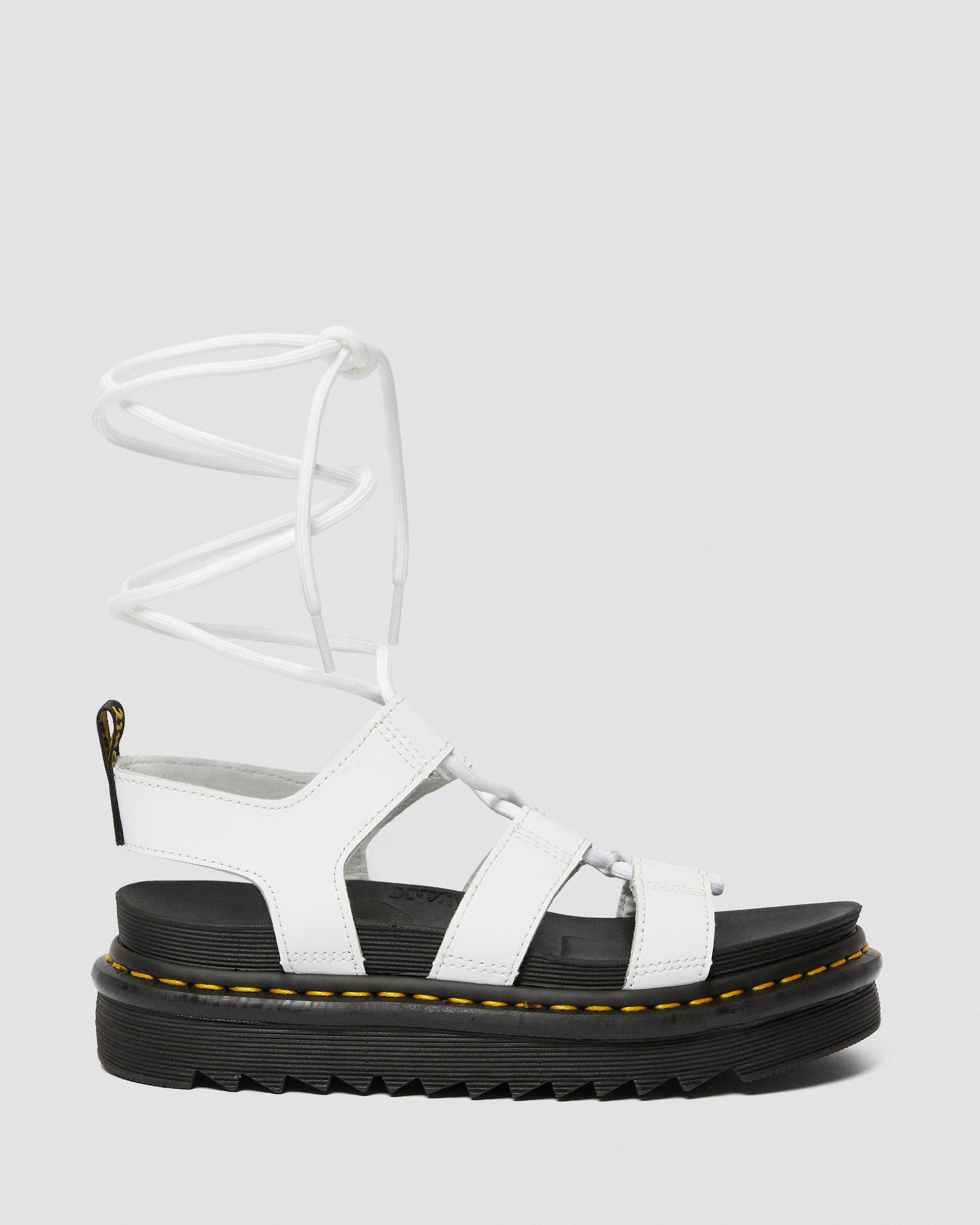 Nartilla Women's Leather Gladiator Sandals | Dr. Martens