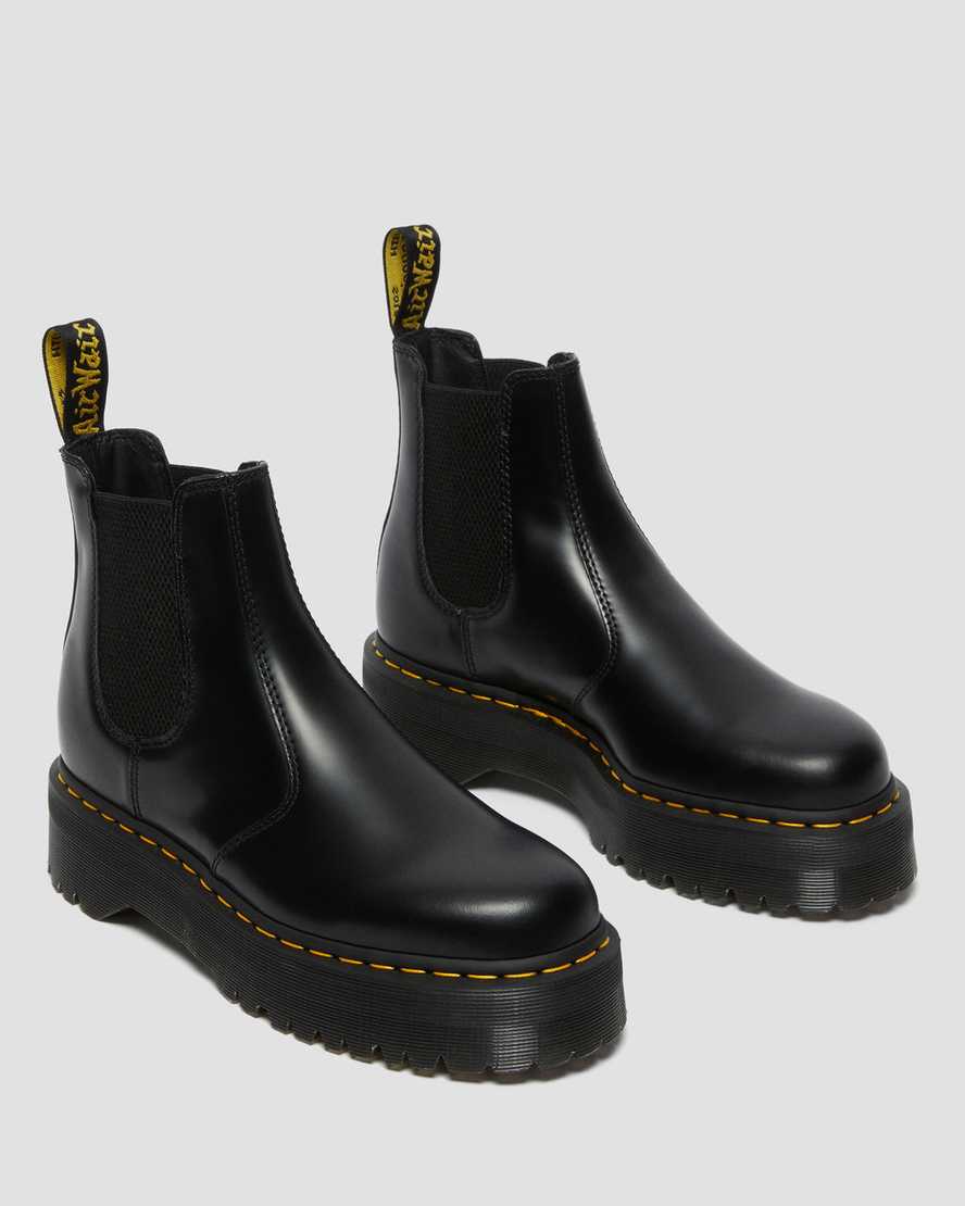skat Finde sig i trist 2976 Smooth Leather Platform Chelsea Boots | Dr. Martens