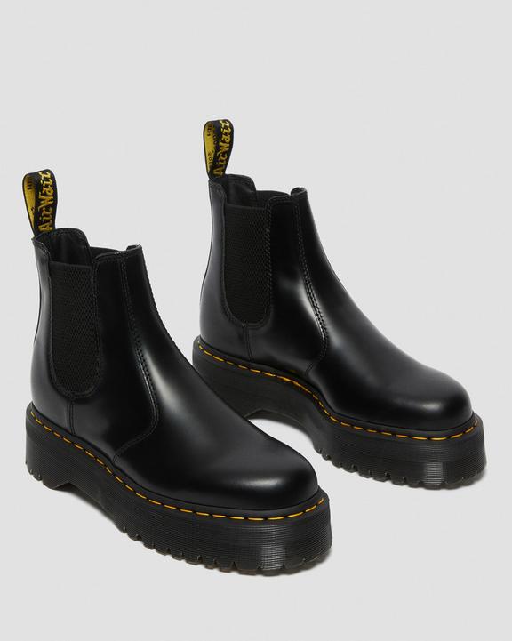 2976 Polished Smooth Platform Chelsea Boots2976 Smooth Leather Platform Chelsea Boots Dr. Martens