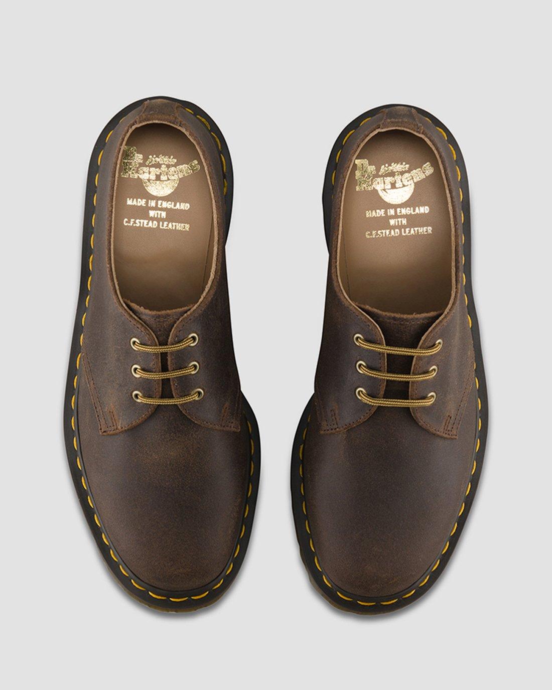 1461 Made In England Commander Oxford Shoes in MID BROWN | Dr