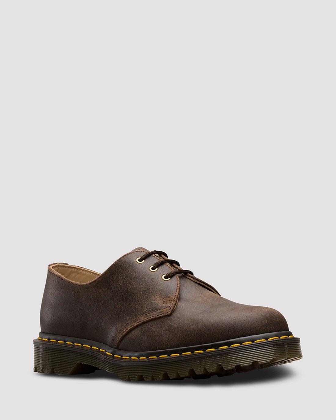 1461 Made In England Commander Oxford Shoes in MID BROWN | Dr