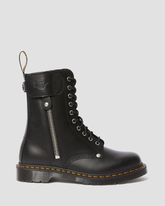1490 SCHOTT SMOOTH LEATHER HIGH BOOTS Dr. Martens