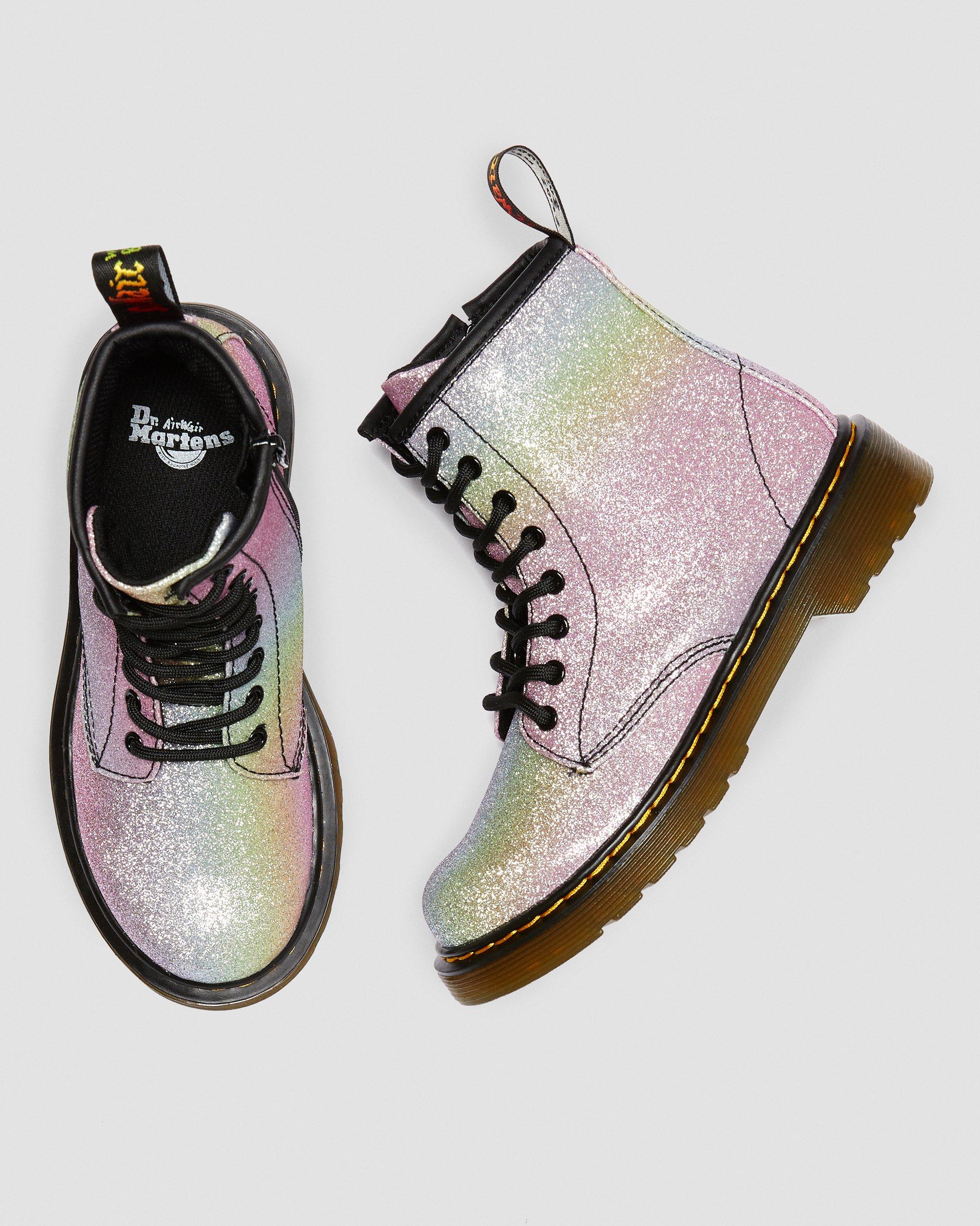 Junior 1460 Rainbow Glitter Lace Up Boots | Dr. Martens