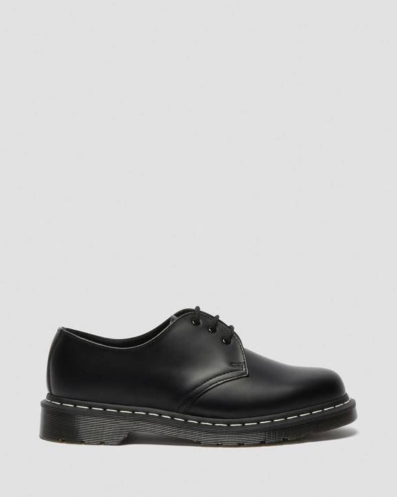 1461 WHITE STITCH LEATHER SHOES in Black | Dr. Martens 1461 WHITE STITCH LEATHER SHOES in Black | Dr. Martens