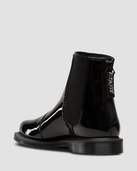 ZILLOW PATENT CHELSEA BOOTS Dr. Martens