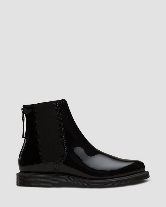 ZILLOW PATENT CHELSEA BOOTS Dr. Martens