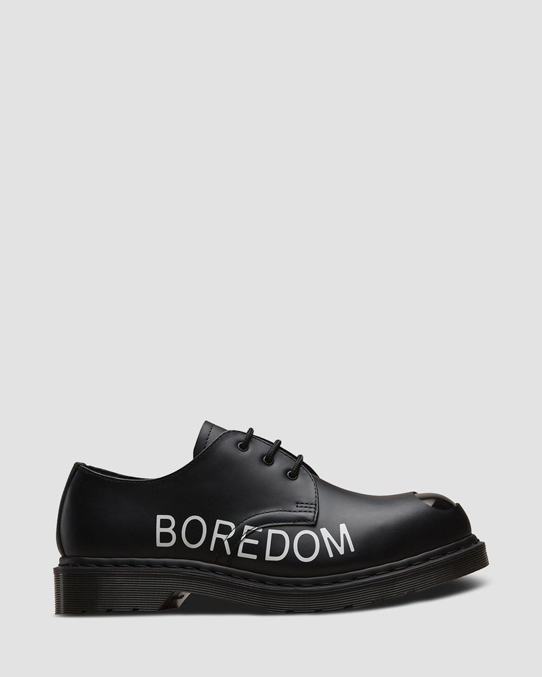 Dr. Martens Black and White Sex Pistols Oxfords 1461 Sex Pistols Leather Printed Oxford Shoes in Black | Dr  main image 4