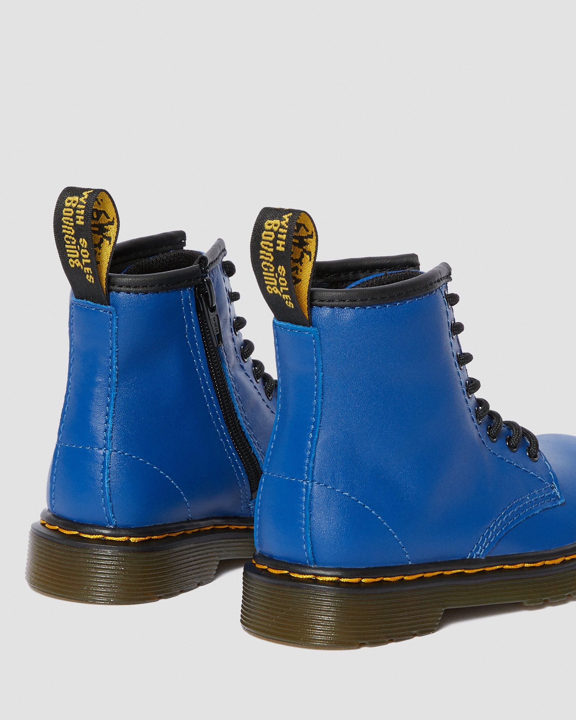 Toddler 1460 Leather Lace Up Boots in Blue