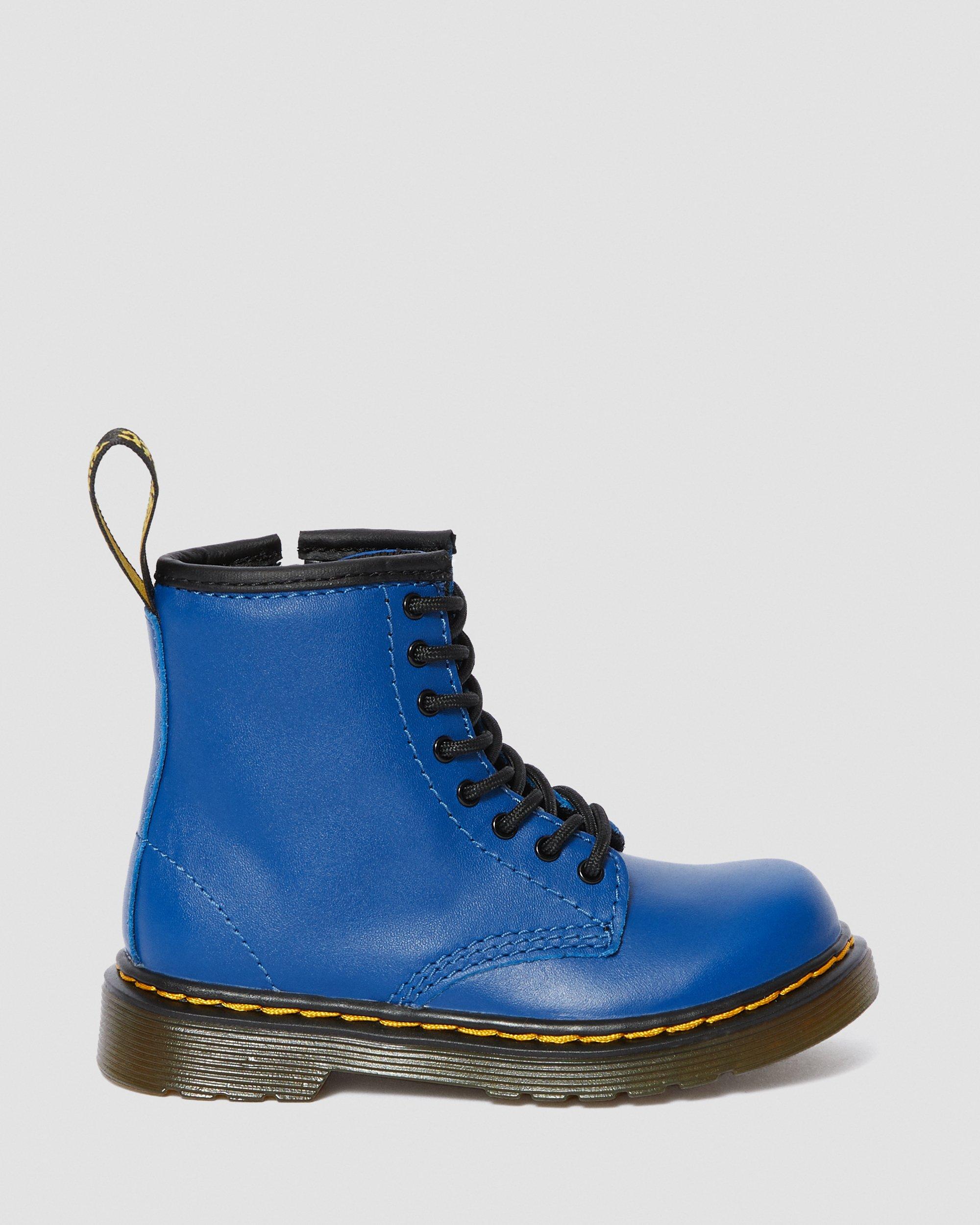 Toddler 1460 Leather Lace Up Boots in Blue