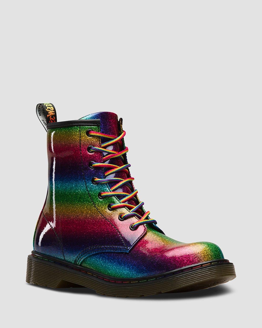 1460 Pascal Rainbow Glitter Martens | annadesignstuff.com