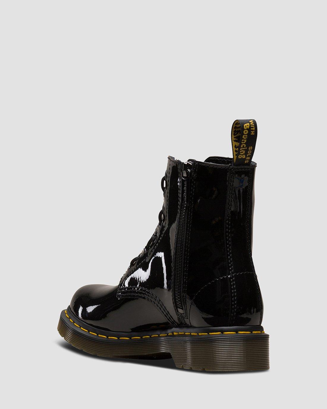 glossy dr martens