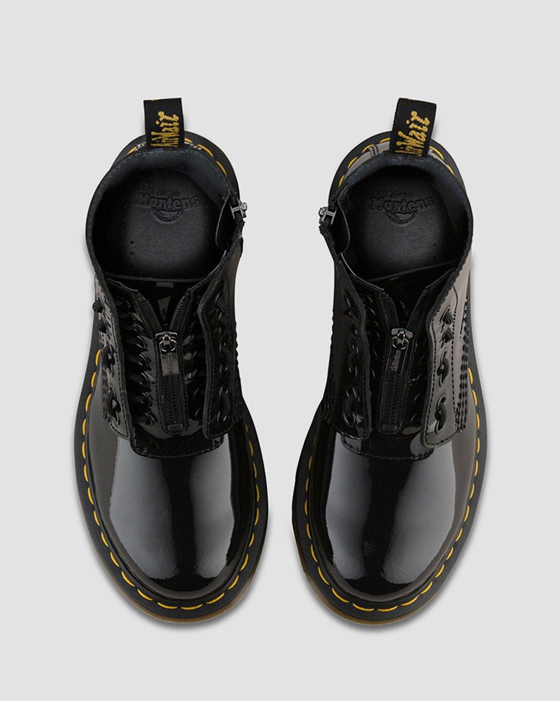 1460 Pascal Zip Front Patent in BLACK | Dr. Martens™
