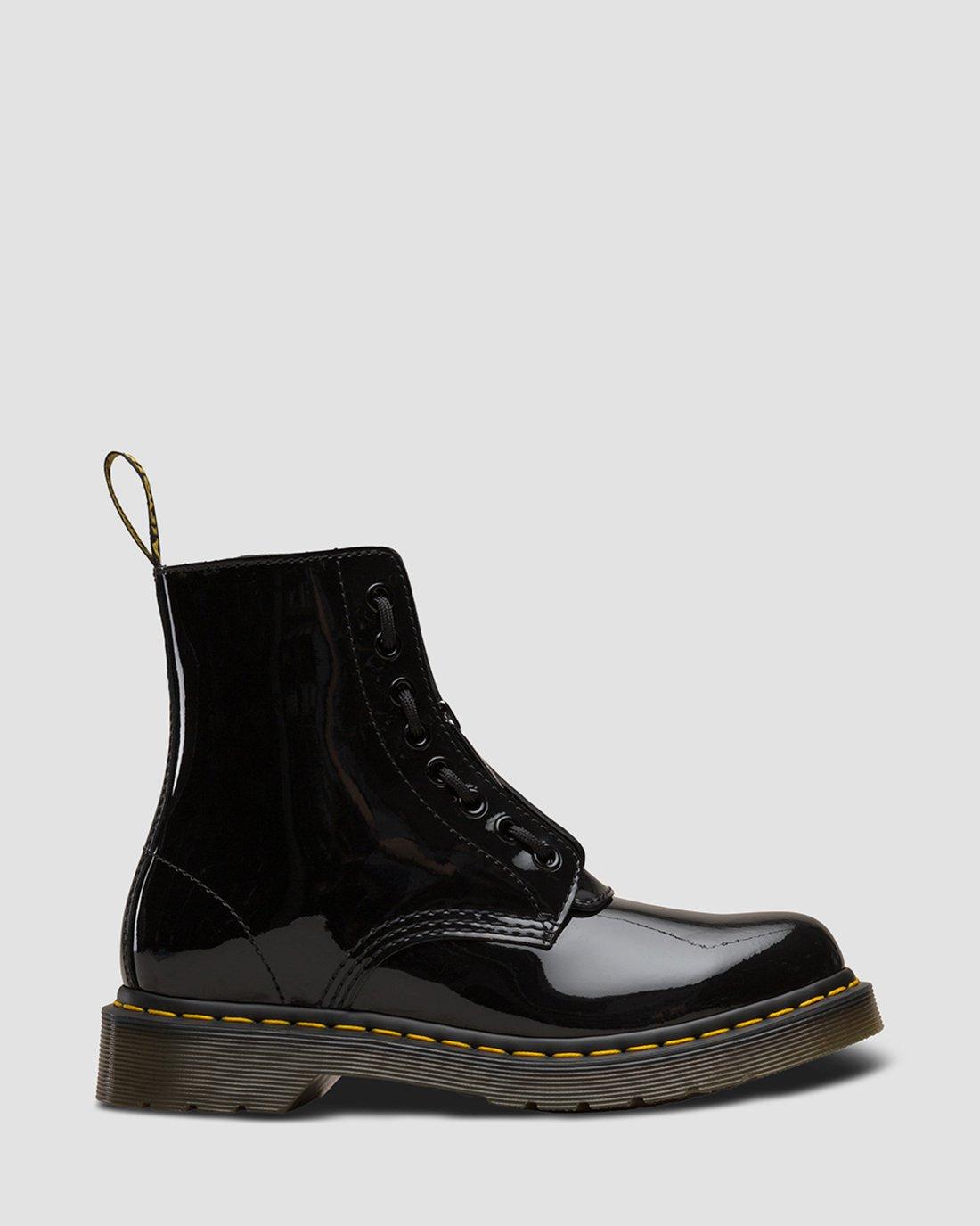 1460 Pascal Front Zip in Black | Dr. Martens