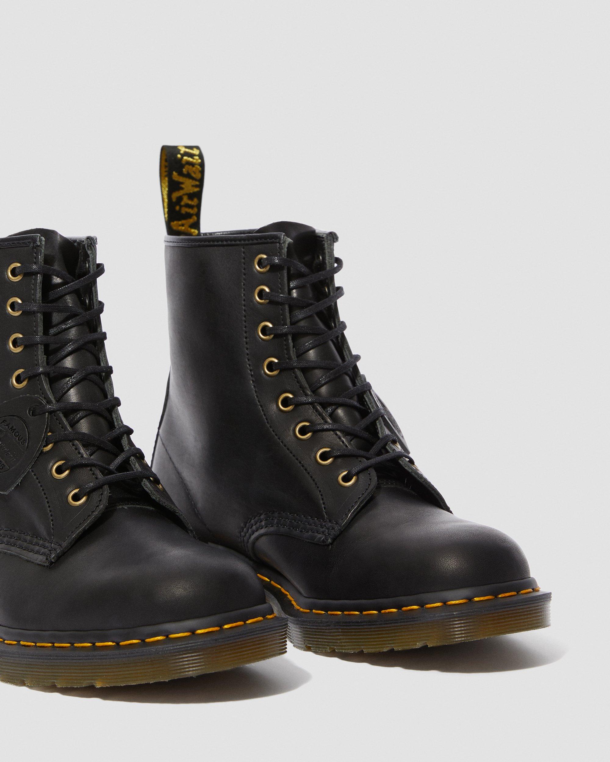 1460 Made In England Horween Leather Boots in BLACK | Dr. Martens™