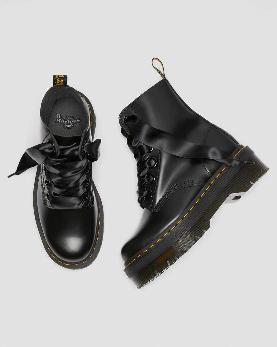 Applicant Do housework lead Molly Women's Leather Platform Boots | Dr. Martens