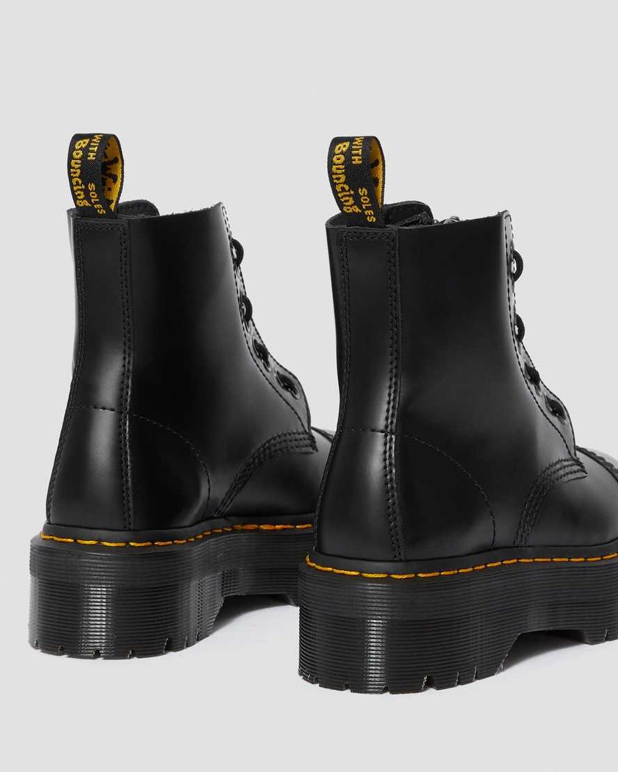 Sinclair Leather Platform Boots Dr. Martens