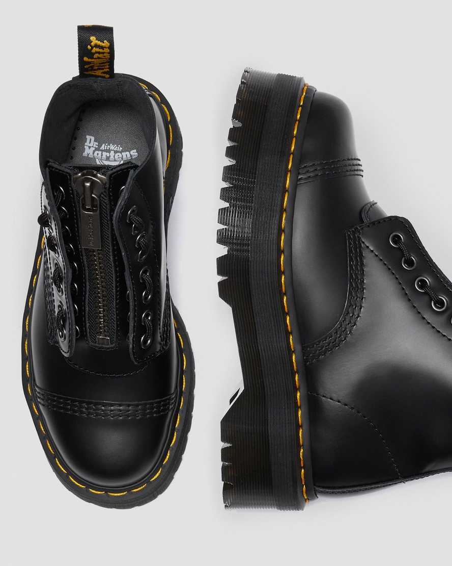 Sinclair Smooth  Women's Leather Platform Boots | Dr Martens