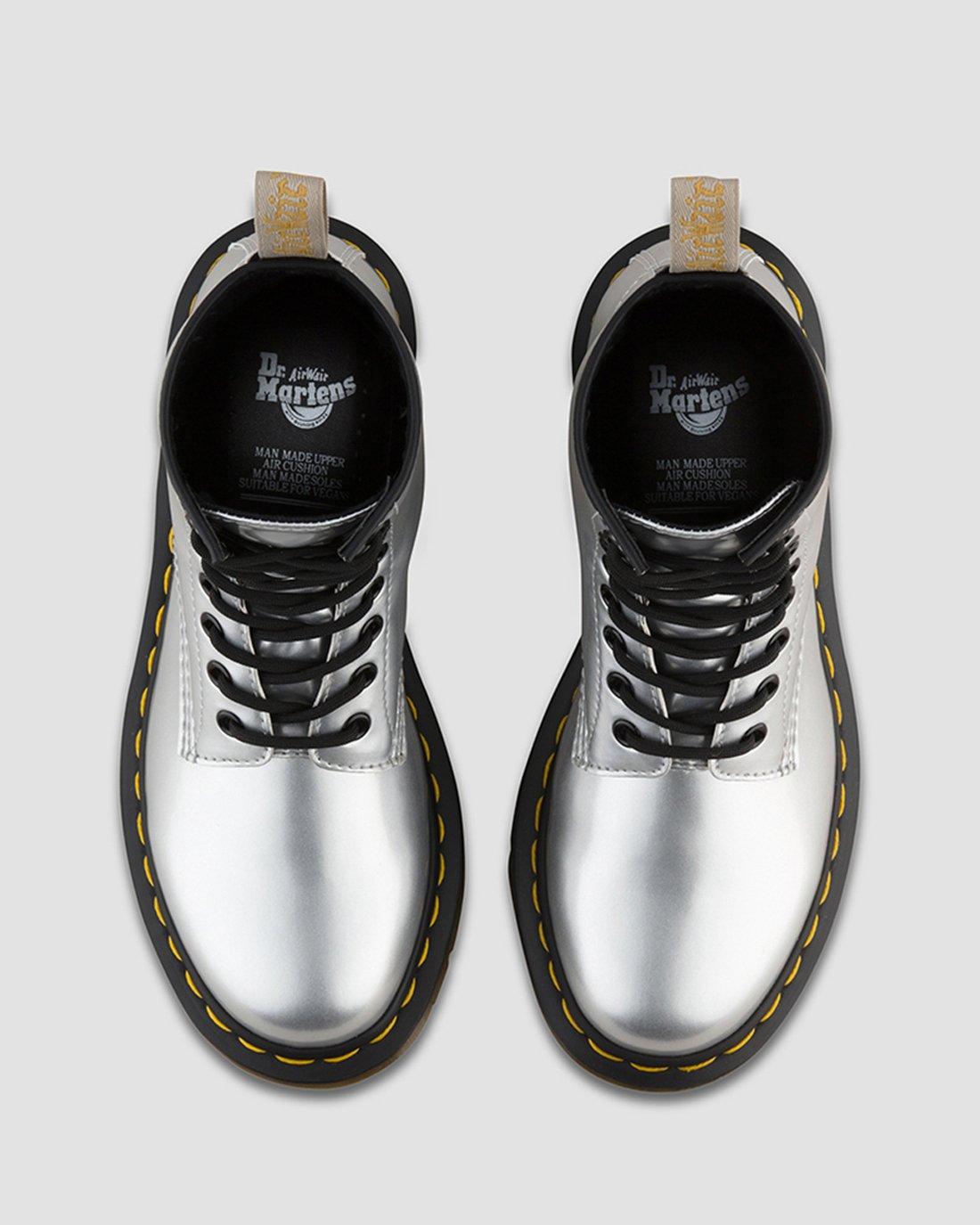Vegan 1460 Chrome in SILVER | Dr. Martens™